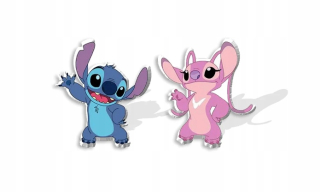 Detské náušnice Lilo & Stitch Stitch Asymetrické puzety 3